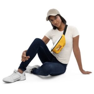 Stylish, hands free, across the body or around the waist, Fanny Pack, with adjustable straps and inside pocket.  Perfect statement Gift for mom and all other ageless trailblazing Divas, Women of Purpose.