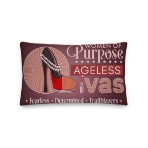 Ageless Divas Trailblazer Premium Pillow